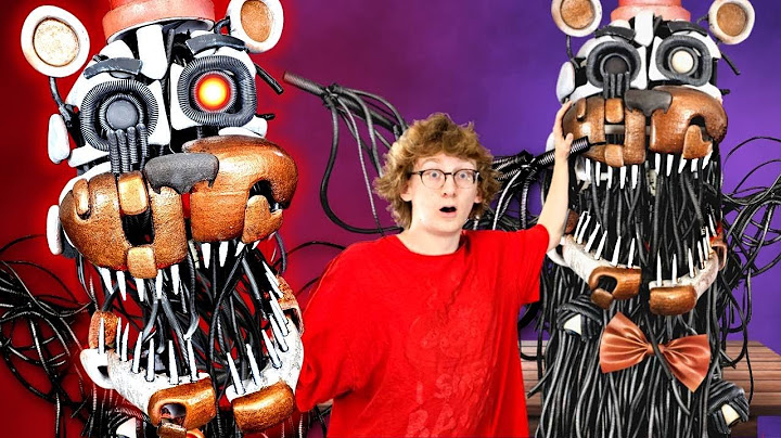 I made a real Molten Freddy FNAF Animatronic
