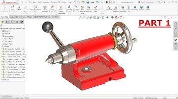 Solidworks tutorial Design of Lathe tailstock Part 1