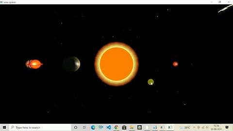 3D Solar System Open_GL / Computer Graphics Project With Source Code