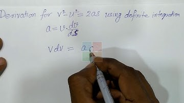 Third Equation Of Motion Derivation Using Integral Method