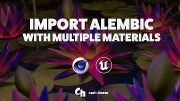Import Alembic files with Materials (Unreal Engine + Cinema 4D Tutorial)