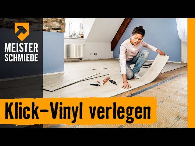 Klick-Vinyl verlegen