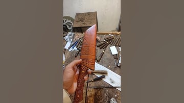 custom Hand made Viking weapon #seax hand made wooden Sheath