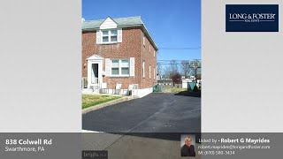 Sale: 3 Beds - 1 Bath - 1504 sq ft - Swarthmore - PA [$360,000] MLS #: PADE2112494