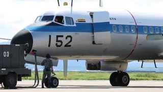 JASDF YS-11 starts engines