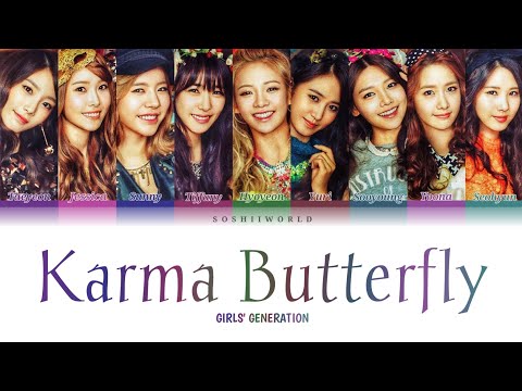 Girls’ Generation (少女時代) – Karma Butterfly (Color Coded Lyrics KAN/ROM/ENG)