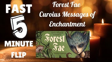 Fast 5 Minute Flip ~ Forest Fae ~ Curious Messages of Enchantment ~ Review ~ ADORABLE