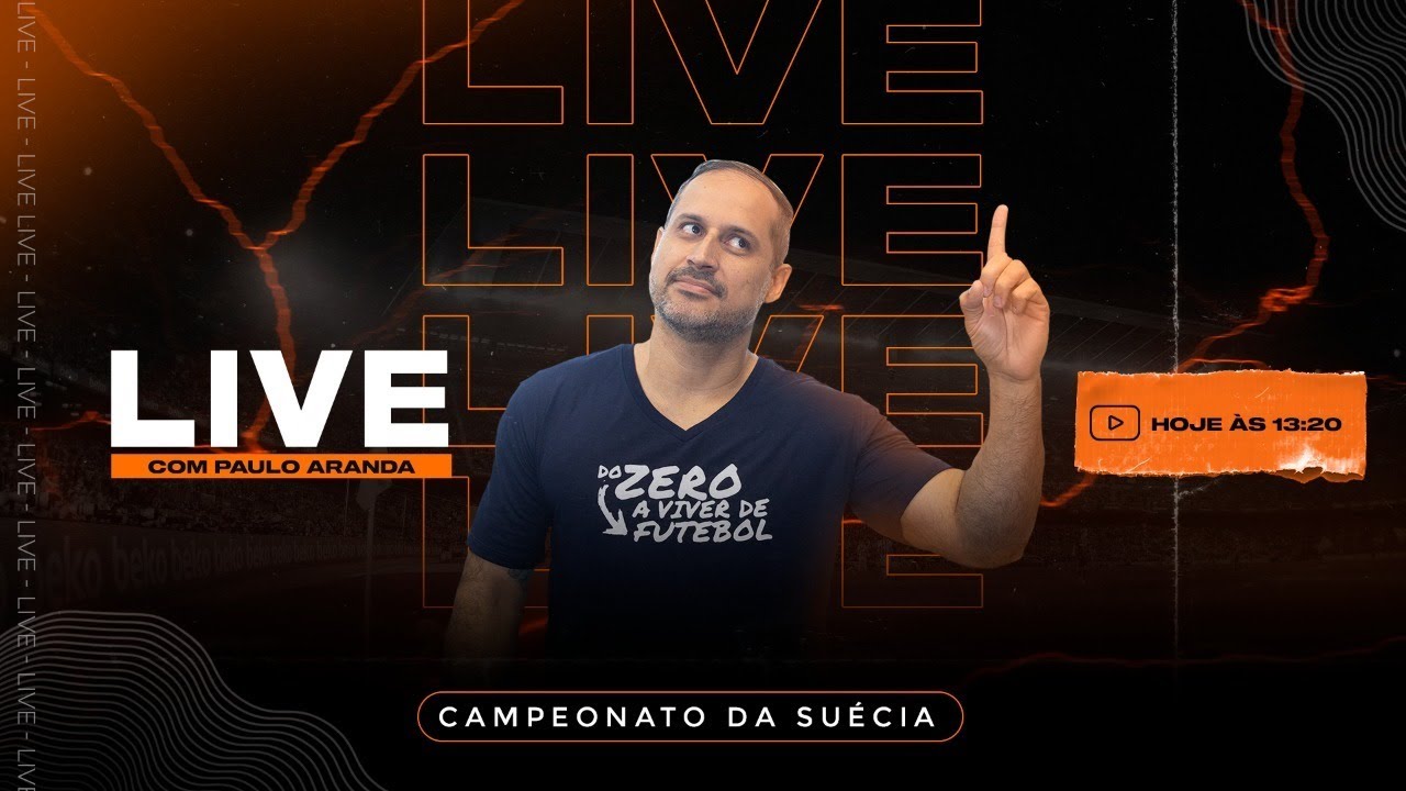 Live com Paulo Aranda - Campeonato Sueco 