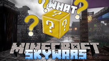 "LUCKY BLOCKS IN SKYWARS!?"| Minecraft LUCKY SKYWARS #1 w/ LandonMC