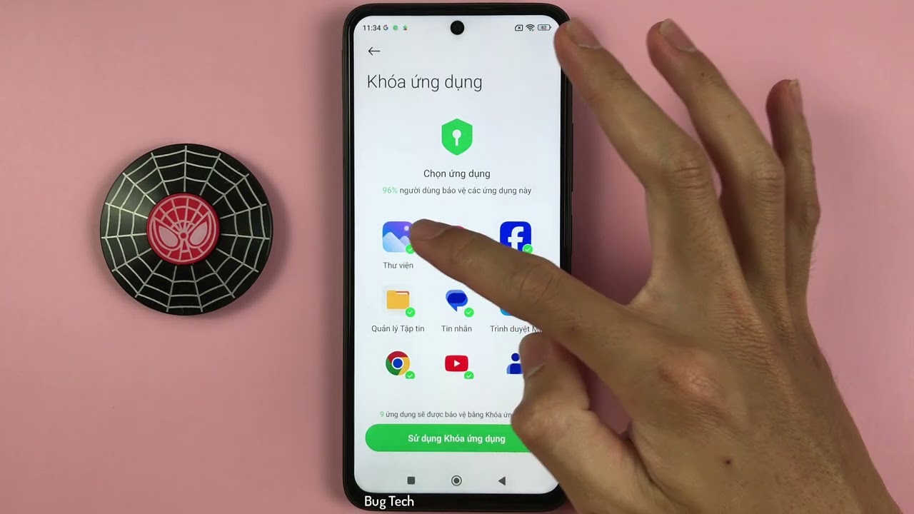Cách khoá ứng dụng trên Xiaomi Redmi 12 Android 13