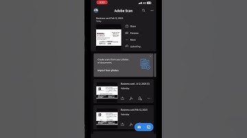 Scan Business Card and Save Contact Using Free Adobe Scan App! #shorts #shortvideos #tutorial #adobe