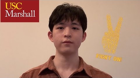 USC MS, Business Analytics Admissions Video 2022 - Jeffrey Chen