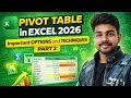 Part 2🤞 - Pivot Table in Excel Tamil | Meaning, Uses, Pivot Chart &amp; Dashboard Explained