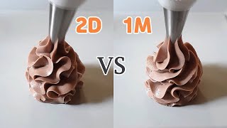 Wilton nozzle 2D and 1M comparison video | How are the two nozzles different?