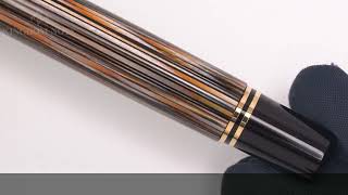 Pelikan ペリカン 万年筆 スーベレーン M800 茶縞 EF - YouTube