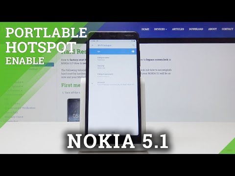 How to Allow Portable Hotspot in NOKIA 5.1 - Share Wi-Fi