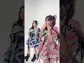 お久しぶりの #きゃんちゅーかんさつちゅーなにかに驚いたびびさんとそのびびさんを回収するきりさん👶🏻🩷村川緋杏💙桐原美月#CANDYTUNE #きゃんちゅー