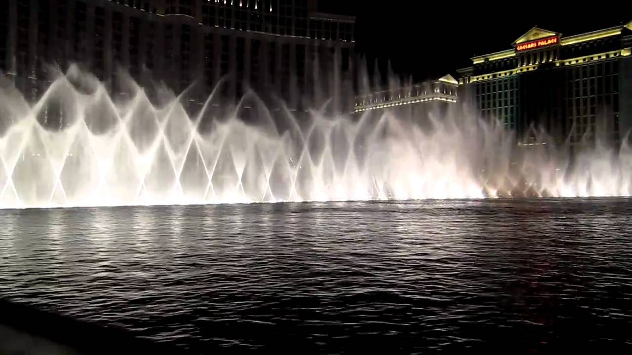 ラスベガス Bellagio 噴水ショー クリスマスver Youtube