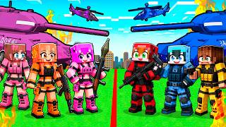 MILITARES CHICOS vs MILITARES CHICAS en Minecraft