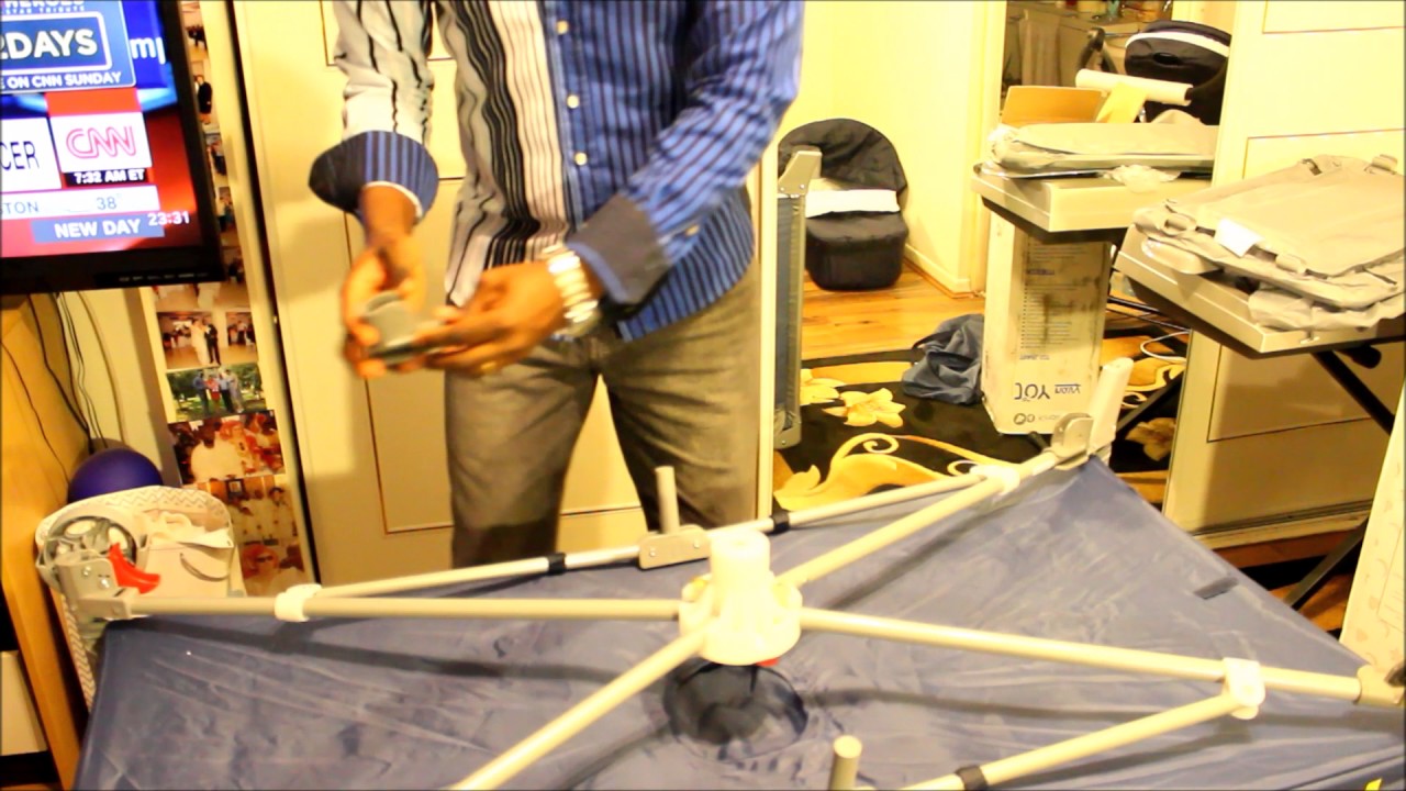 How to assemble Kinderkraft Joy Baby Cot with accessories 4 YouTube