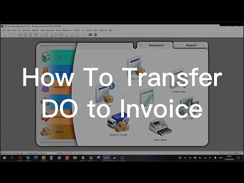 How To Transfer DO to Invoice 如何把送货单传送到发票 | SQL Accounting