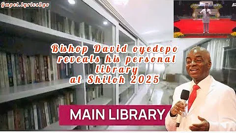 Don’t follow the results, folllow the steps | bishopdavidoyedepo reveals his personal library shiloh