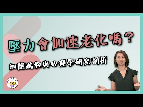 壓力會加速老化嗎？細胞端粒與心理學研究剖析 | 健康心理學【壓力、成長與健康實驗室】