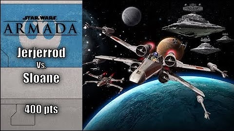 Star Wars Armada Batrep - Jerjerrod vs. Sloane 400 pt Battle Report