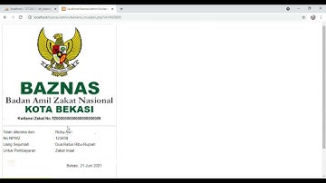 Demo Aplikasi Sistem Informasi Pendistribusian Dana Zakat