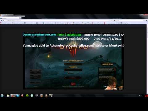 Athene get's owned -  Diablo 3 login FAIL