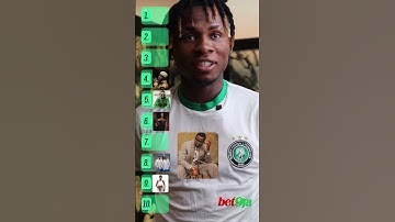 Chukwueze 𝗯𝗹𝗶𝗻𝗱 𝗿𝗮𝗻𝗸𝘀 his fav artists 🎵