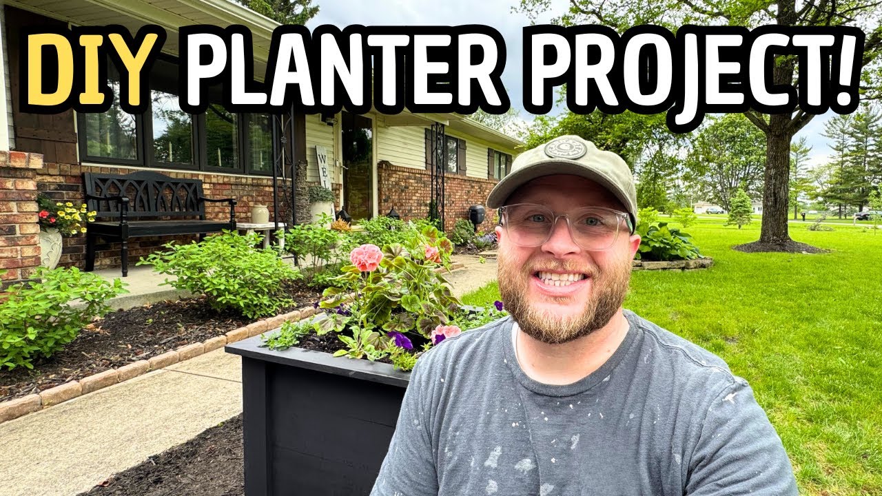Curb Appeal Upgrade! New DIY Planters + Colorful Annuals 🌸🏡