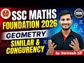 Geometry class -11 ( Congurency &amp; Similar ) SSC CGL Railway NTPC Group -d l Maths By Santosh Yadav