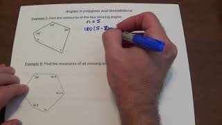 Angles in polygons and tessellations