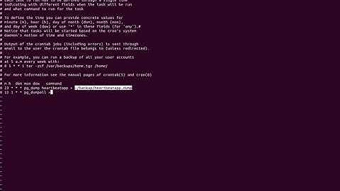 Curso de PostgreSQL Backup/Restore 06 - Backup pelo Cron