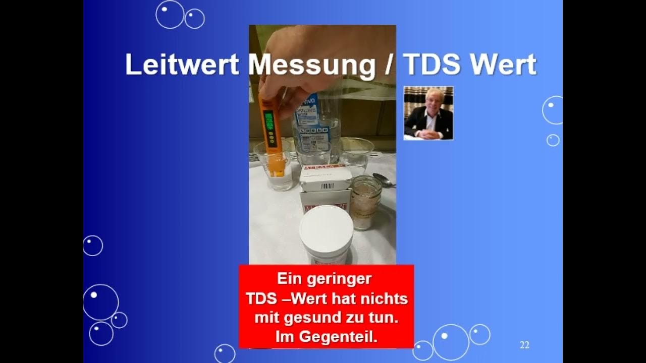 TDS Wert Leitfähigkeit messen im Wasser - YouTube