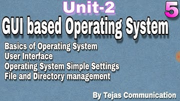 CCC ।। Unit-2 GUI BASED OPERATING SYSTEM PART- 1 ।। WHAT IS OS , TYPES , DIFFERENT BETWEEN ANY OS.