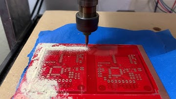 Milling gyrocam boards - beautiful solder mask