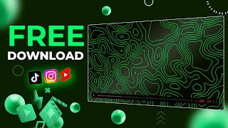 Free Download: Green Topographic Background #shorts #tiktok #freedownload #stockvideo #stockfootage