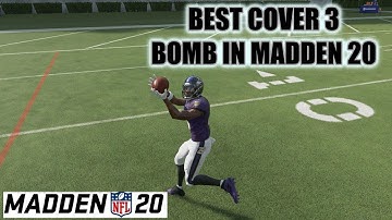 MADDEN 20 TIPS | BEST COVER 3 BOMB IN THE GAME!