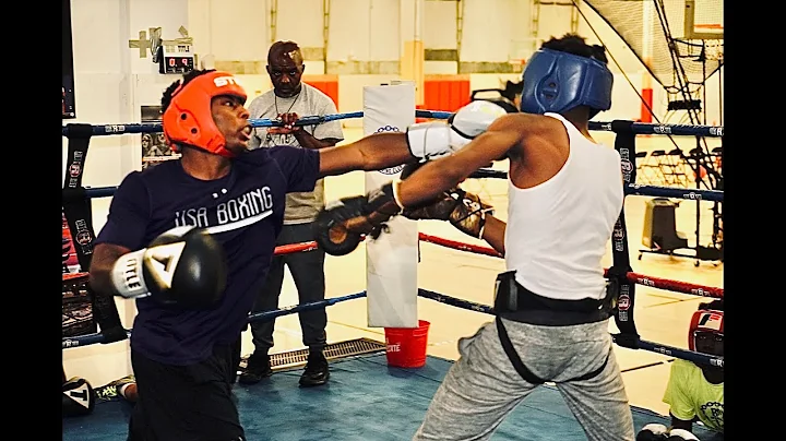 OXON HILL BOXING SPARRING DAY: INTERVIEW WITH JAHM...