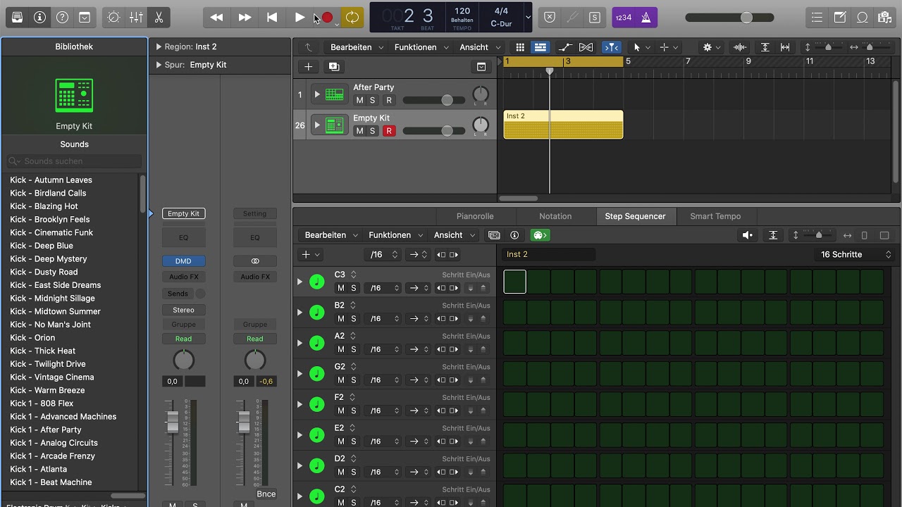 Logic Pro X Sequencer
