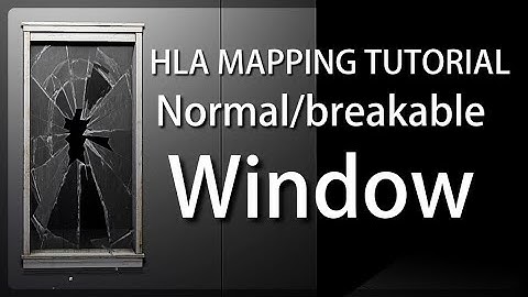 How to make a breakable window, Half life alyx mapping tutorial