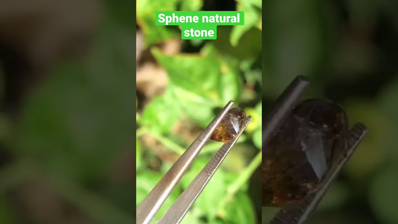 Sphene natural stone 🔥💥
