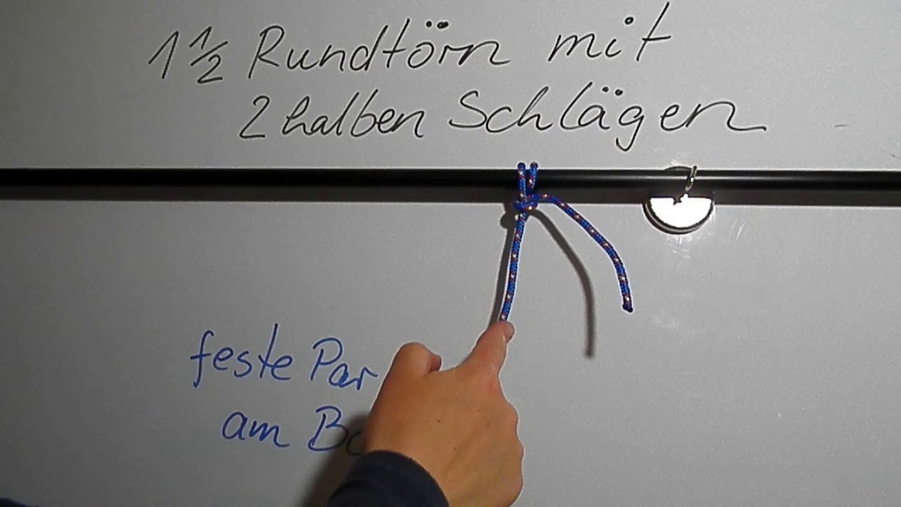 Eineinhalb Rundtörn mit 2 halben Schlägen YouTube Eineinhalb Rundtörn mit 2 halben Schlägen YouTube