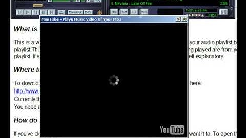 MiniTube - Play Video Of Mp3
