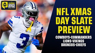 Best NFL Bets and Props for Christmas Day: Back the favorites to cover vs. three backup QBs?