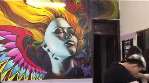 Vẽ tranh tường quán cafe, trà chanh – Vẽ tranh tường Hà Nội rẻ đẹp 0799110022 22