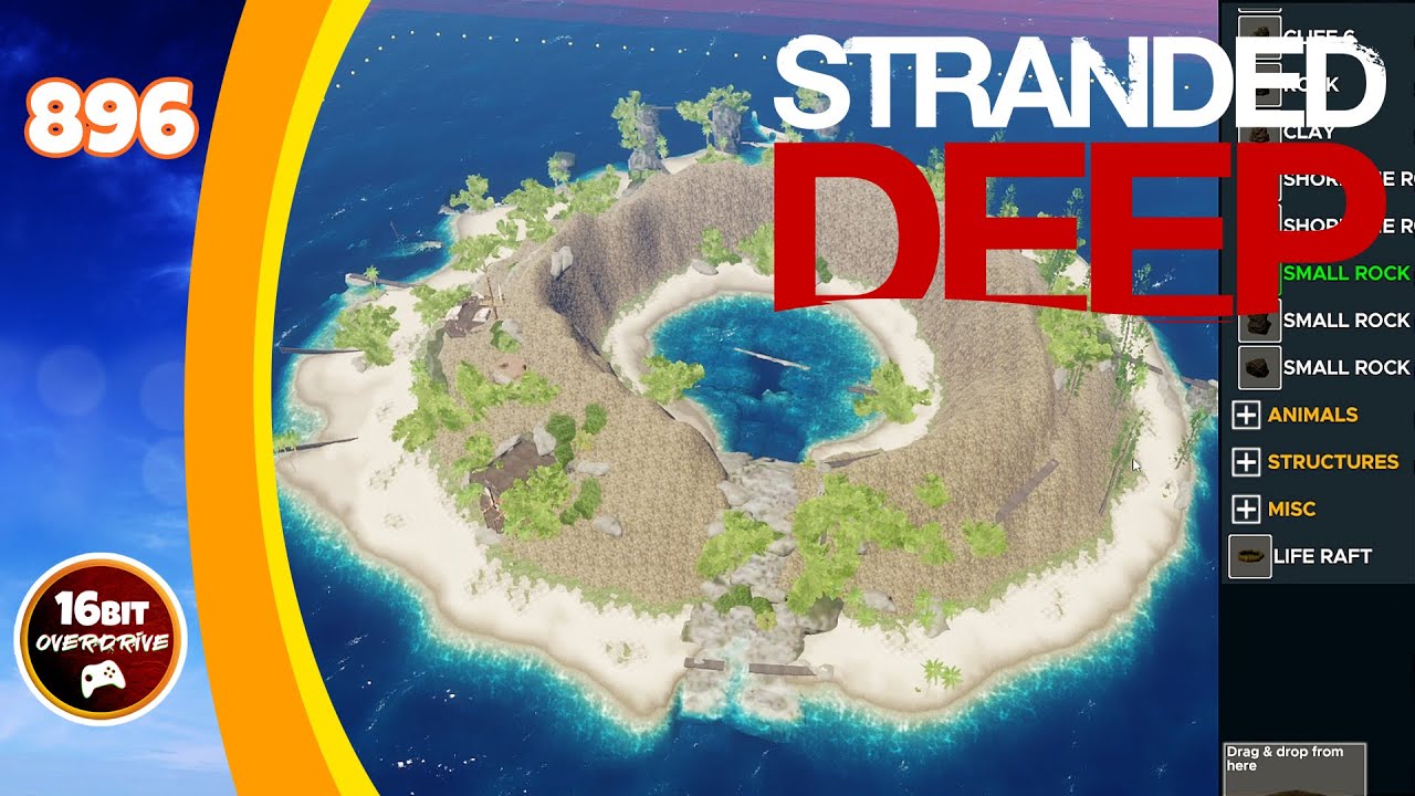 Refining Visual Scale Inside The Crater - Caldera Map Build - Stranded Deep (896)