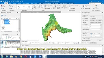 How to Make a topography map with SuperMap iDesktop 9D